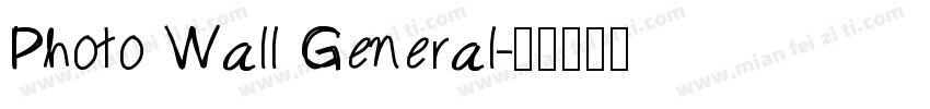 Photo Wall General字体转换